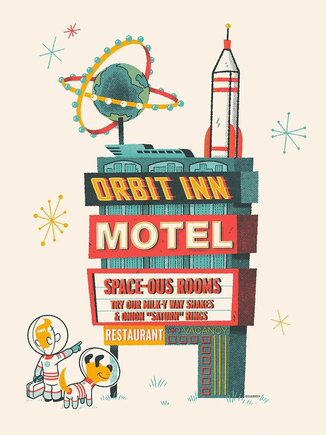 ORBIT INN MOTEL by Ian Glaubinger