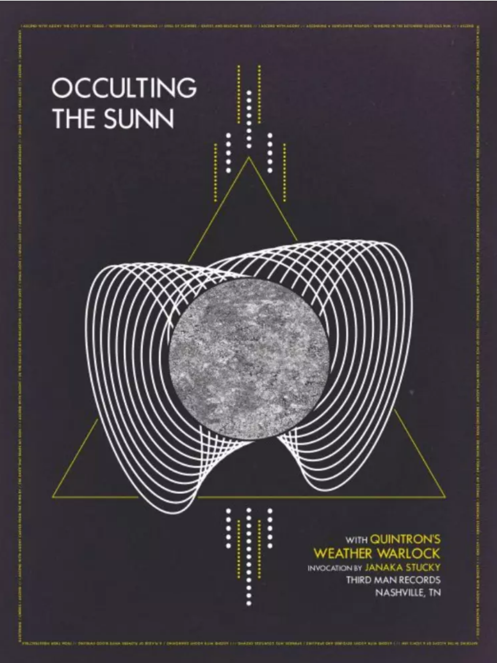 OCCULTING THE SUNN Live At Third Man by Ryon Nishimori.