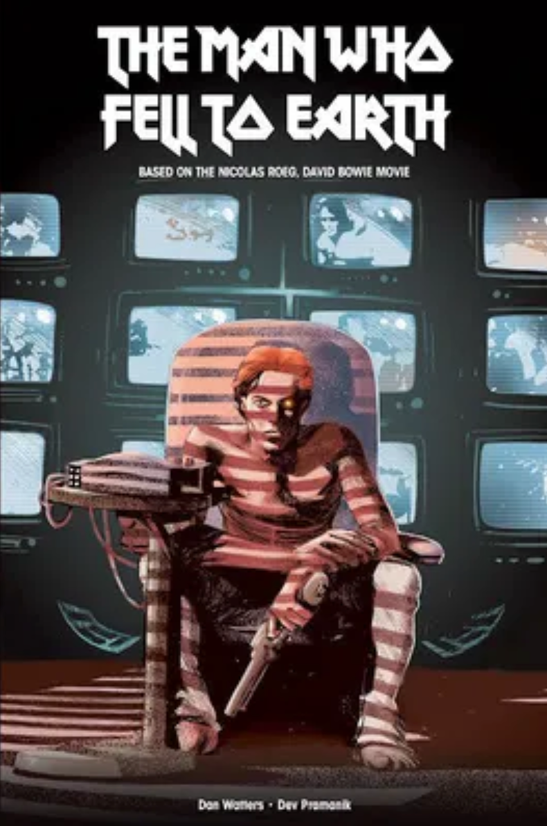 DAVID BOWIE  - THE MAN WHO FELL TO EARTH. Harback Graphic Novel