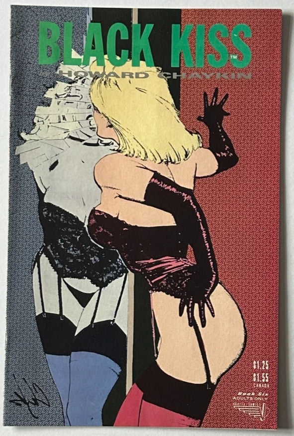 BLACK KISS - Comic Book #6. Vortex Comics. 1988. No.6. NM/M 9.8
