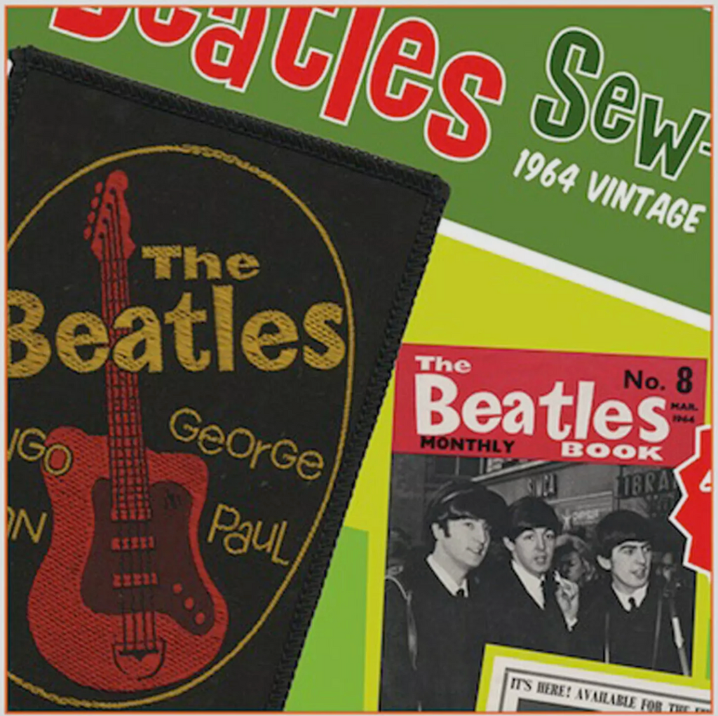 The Beatles - Official Rare Patch Badge from 1964 With Postcards and COA.