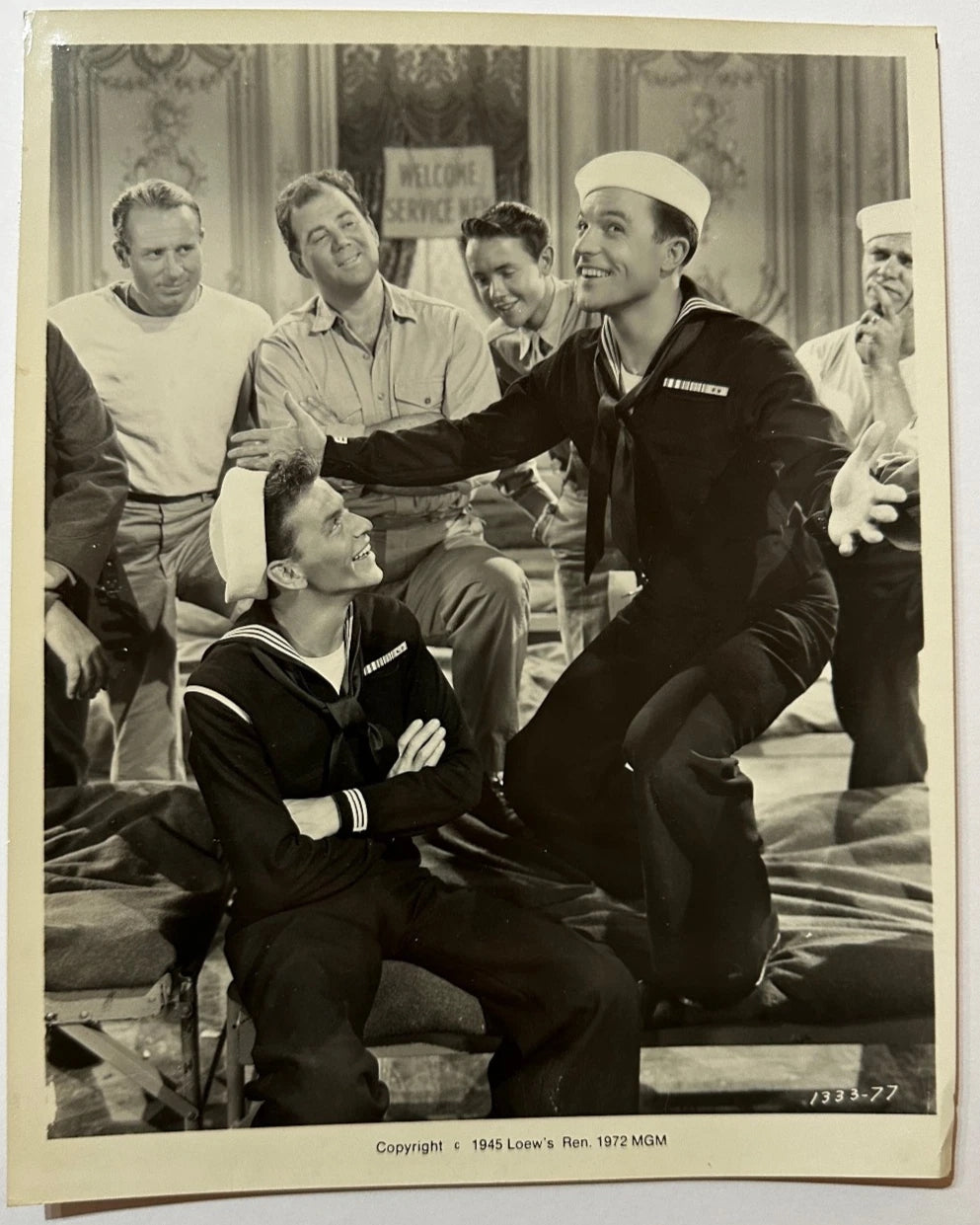 FRANK SINATRA & GENE KELLY - On The Town. 10” x 8” Original Promo Press Photograph