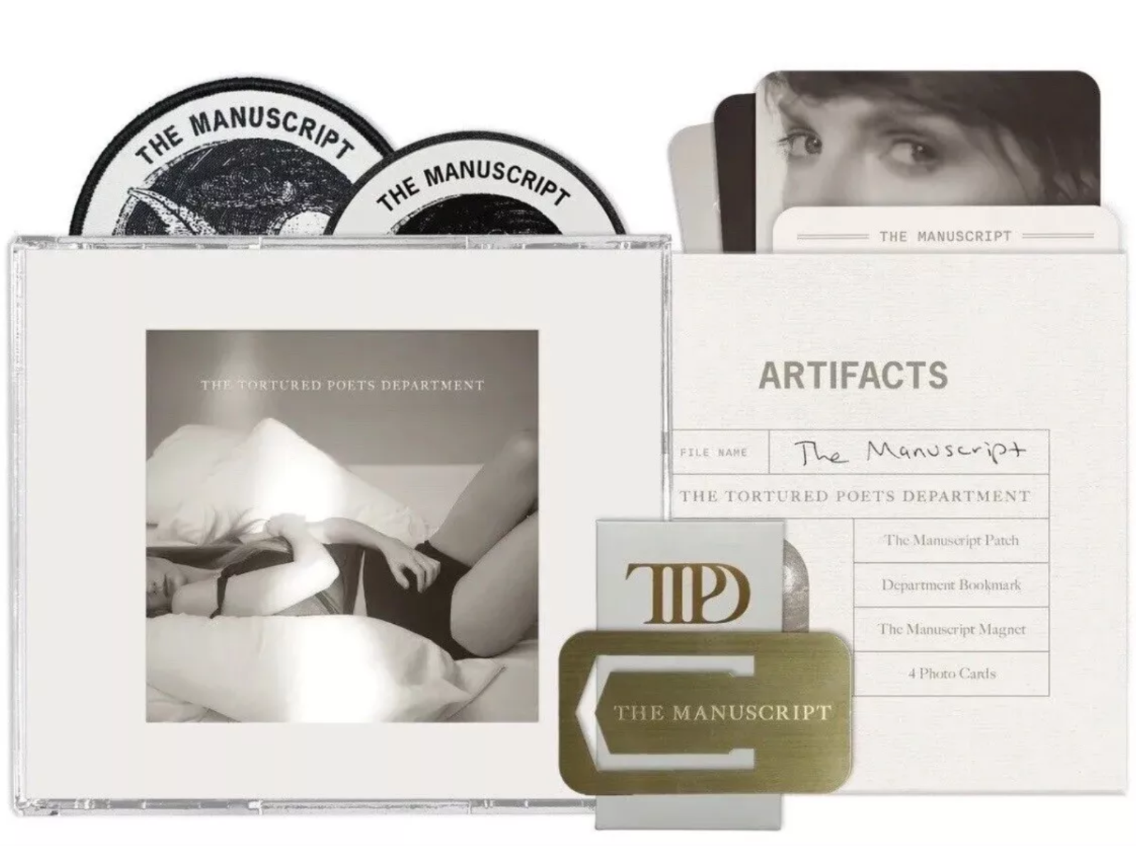 TAYLOR SWIFT - Tortured Poets Society Deluxe CD The Manuscript