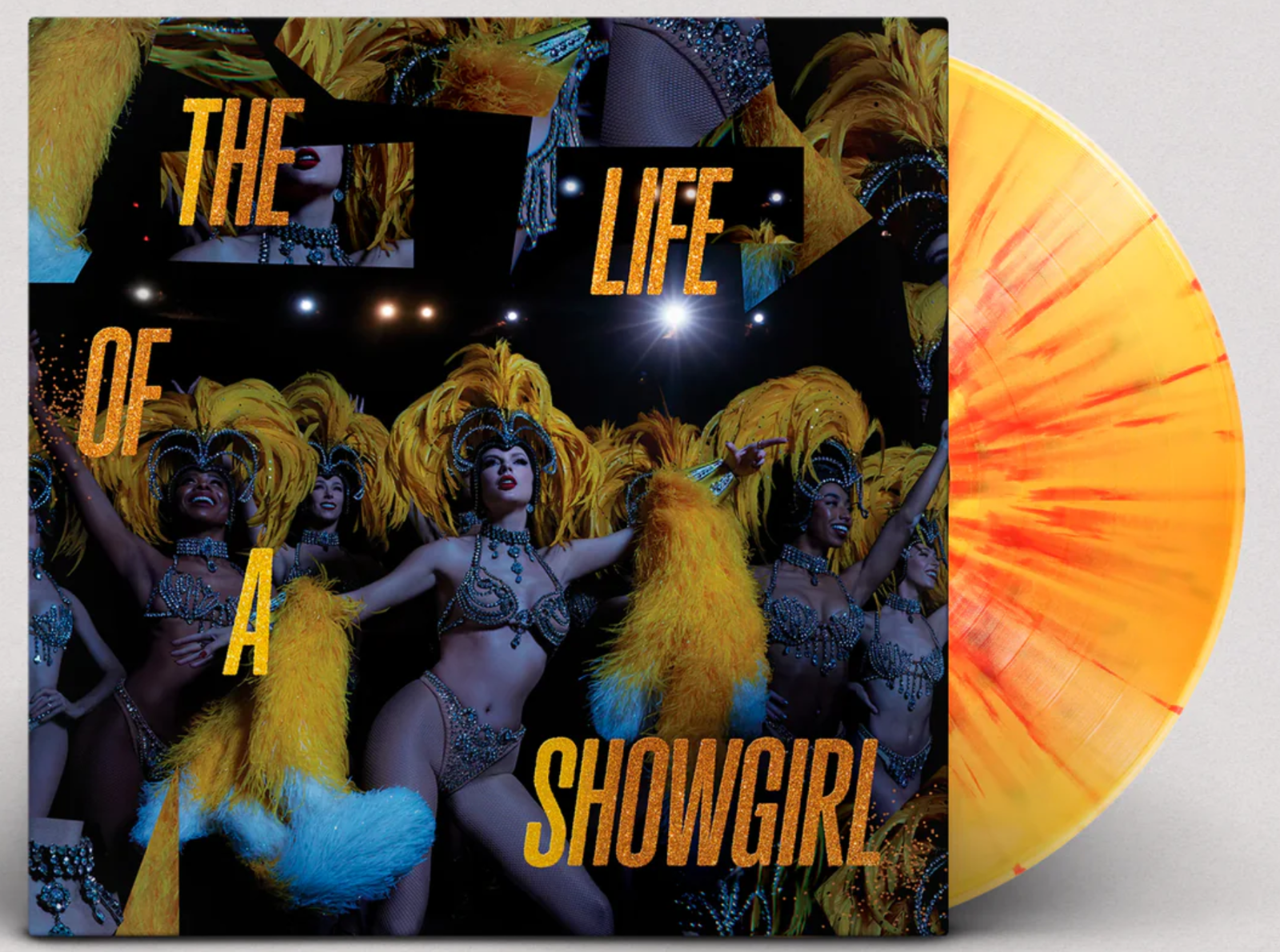 TAYLOR SWIFT - Life Of A Showgirl Show Business Bouquet Golden Vinyl LP