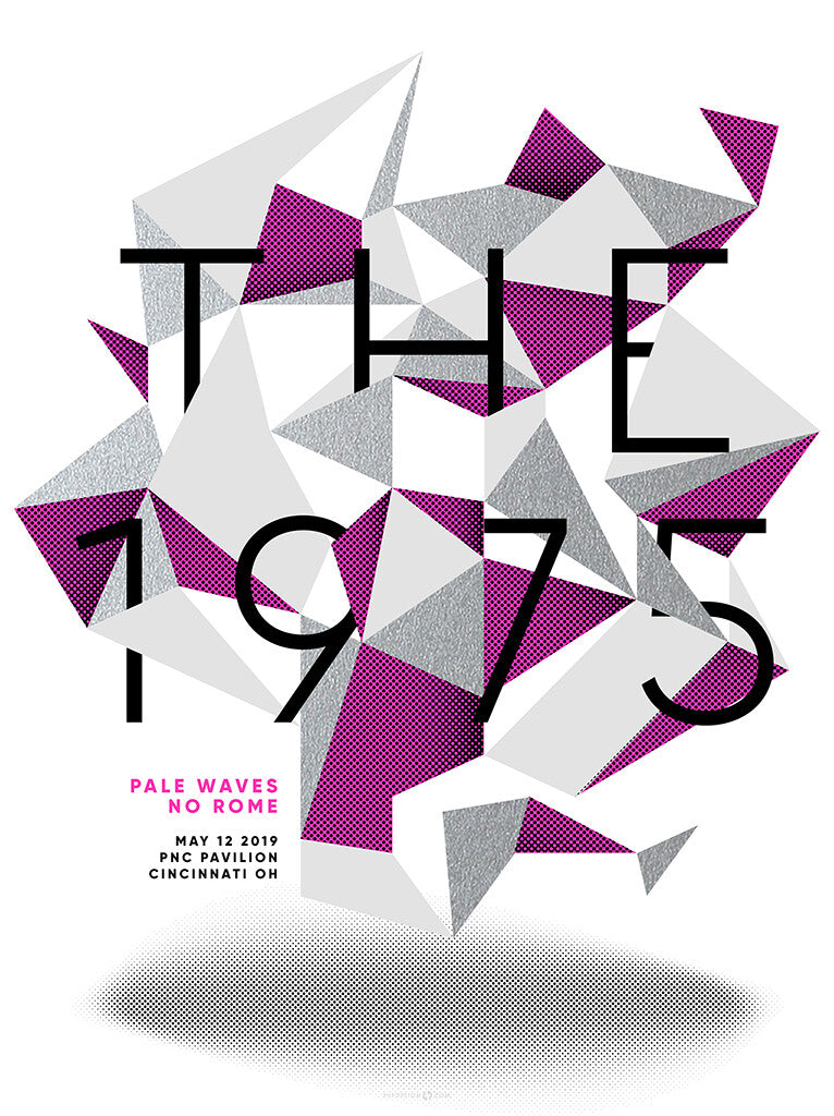 THE 1975 - Limited Edition Screen Print. CINCINNATI 2019